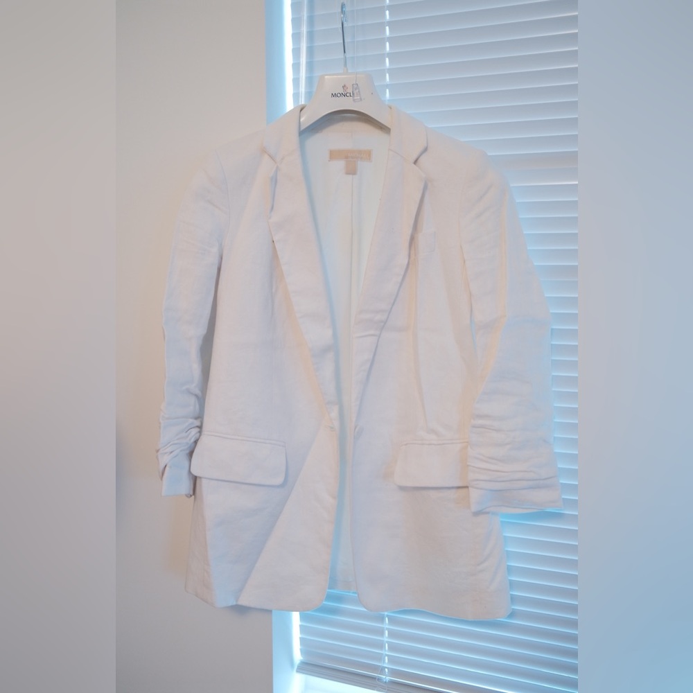 Michael Kors white suit jacket